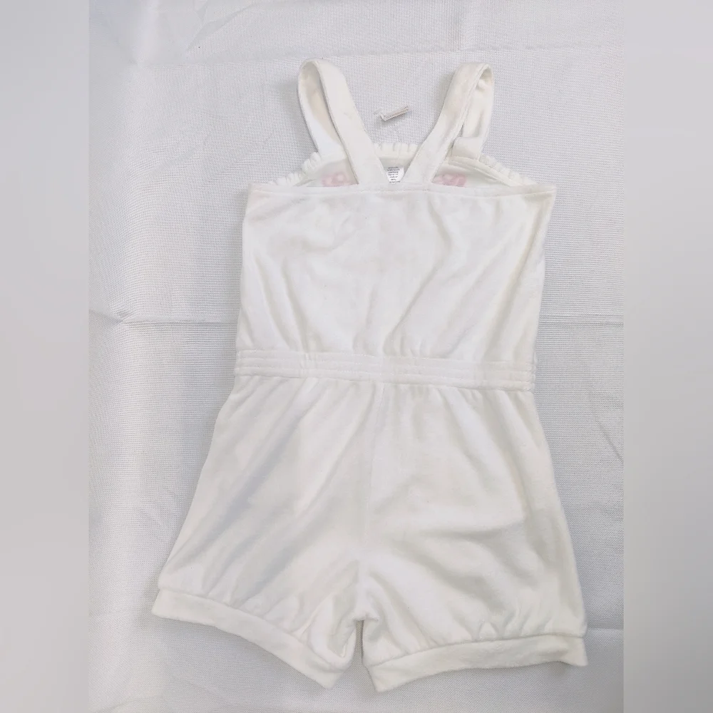 Gymboree Summer Romper Little Girls Sz Large 10 - 12 + FREE Cat Jack Tulle Dress
